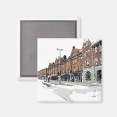 Aimant Scène de Londres Street (Recto/Verso)