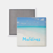 Aimant Scène de lune de miel aux Maldives (Recto/Verso)
