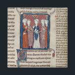 Aimant Scène de mariage, des Décrets de Gratien<br><div class="desc">Ms 372 fol.168 A Marriage Scene de l'École Française,  des "Décrets de Gratien" situés à la Bibliotheque Municipale,  Laon,  France. Le Ms 372 fol.168 A Marriage Scene,  des "Décrets de Gratien" a été créé vers le 13ème siècle.</div>