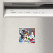 Aimant Scène de Noël de bétail australien (In Situ (Lave-vaisselle))