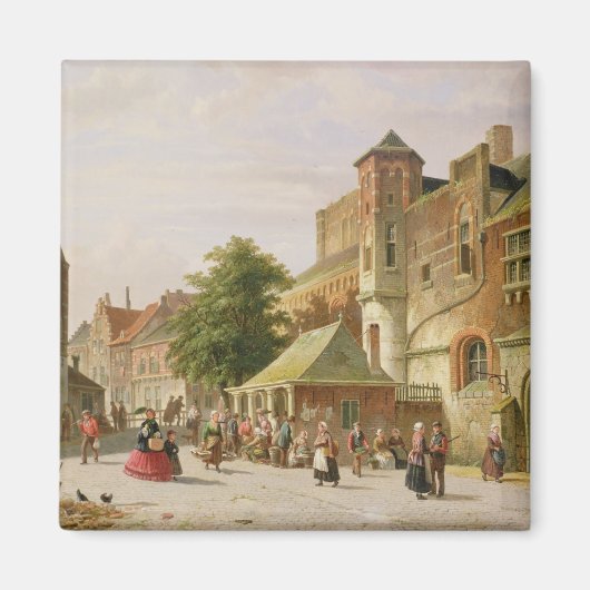 Aimant Scène de rue à Amsterdam (Devant)
