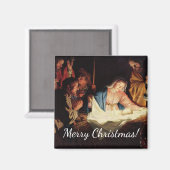 Aimant Scène des maîtres de Noël (Recto/Verso)