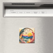 Aimant Scène du lac 3D (In Situ (Lave-vaisselle))