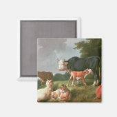 Aimant Scène pastorale (Recto/Verso)