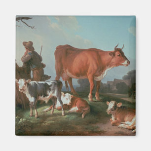 Aimant Scène pastorale avec un vacher