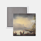 Aimant Scène portuaire (Recto/Verso)