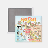Aimant Scène SoCal (Recto/Verso)