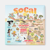 Aimant Scène SoCal (Devant)