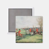Aimant Scène sportive, 19ème siècle (Recto/Verso)