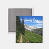 Aimant Scenic Hiking Snowy Range Mountain Summit Wyoming (Recto/Verso)