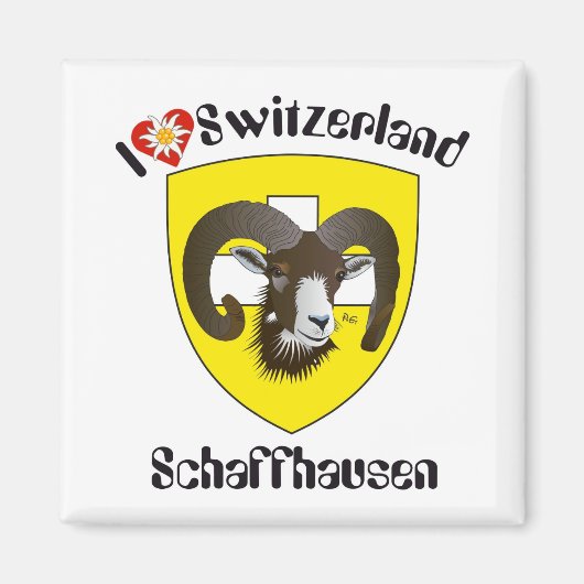 Aimant Schaffhouse Suisse (Devant)