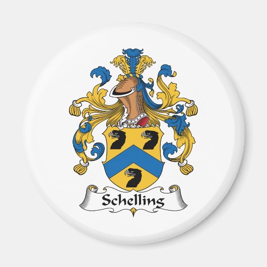 Aimant Schelling Family Crest (Devant)