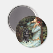 Aimant Schipperke 4 - Ophelia assise (Recto/Verso)