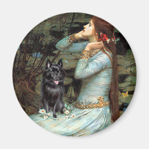Aimant Schipperke 4 - Ophelia assise