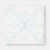 Aimant Schism Light Abstract Rainbow White Watercolor Art (Devant)