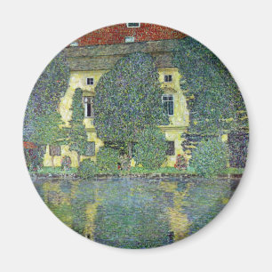 Aimant Schloss Kammer sur l'Attersee III Par Gustav Klimt