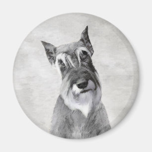 Aimant Schnauzer (Giant) Peinture - Chien Art