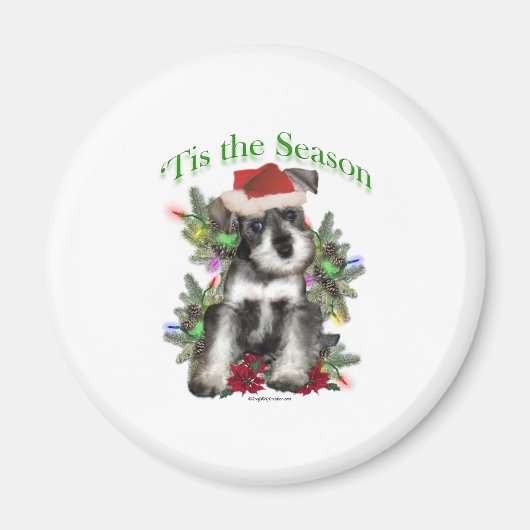 Aimant Schnauzer miniature "Tis (Devant)