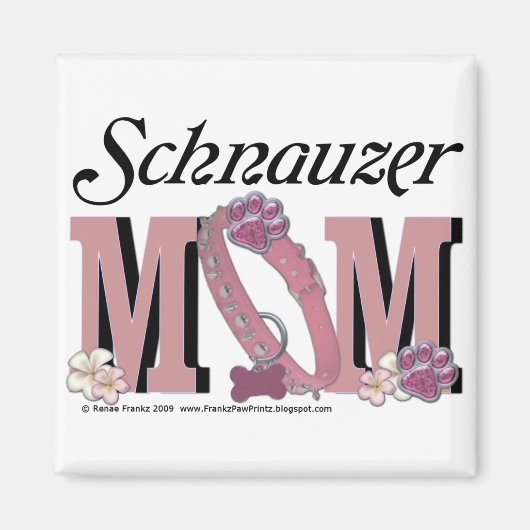 Aimant Schnauzer MOM (Devant)