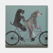 Aimant Schnauzer Tandem (Devant)