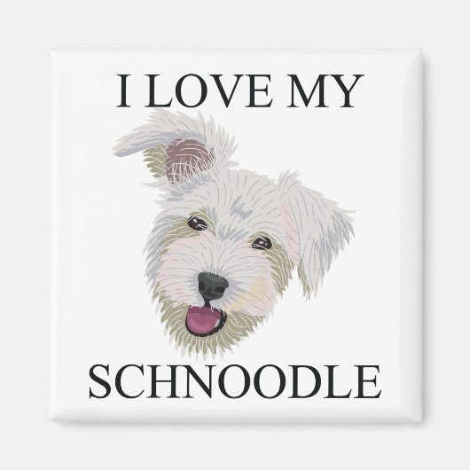Aimant SCHNOODLE Love ! (Devant)