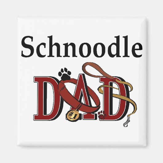 Aimant Schnoodle Papa Cadfts (Devant)