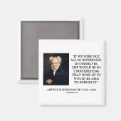 Aimant Schopenhauer S'Intéresse À Notre Citation (Recto/Verso)