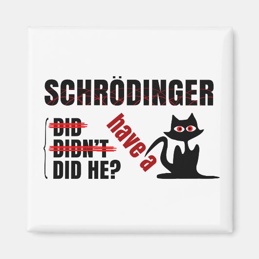 Aimant Schrodinger (Devant)