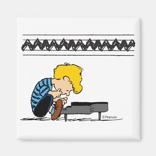 Aimant Schroeder Charlie Musique Brown (Devant)