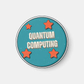 Aimant Science de l'informatique quantique (Devant)