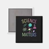 Aimant Science S - Drôle Sticker de jeu de mots (Recto/Verso)