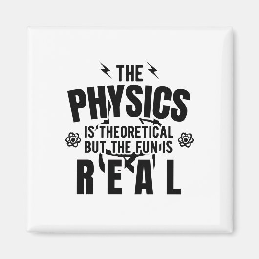 Aimant Sciences de la physique | Idée cadeau de professeu (Devant)