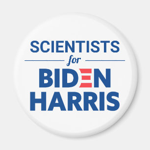 Aimant Scientifiques pour Biden Harris Texte personnalisé