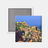 Aimant SCL001 TAORMINA - Sicile - Italie - Frigo (Recto/Verso)