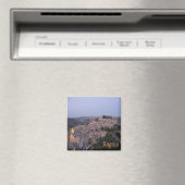 Aimant SCL072 RAGUSA par nuit, Sicile, Italie, Frigo (In Situ (Lave-vaisselle))