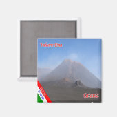 Aimant SCL087 CATANIE, ETNA, Sicile, Italie, Frigo (Recto/Verso)