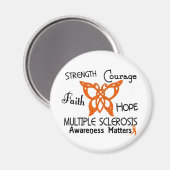 Aimant Sclérose en plaques Papillon celtique 3 (Recto/Verso)