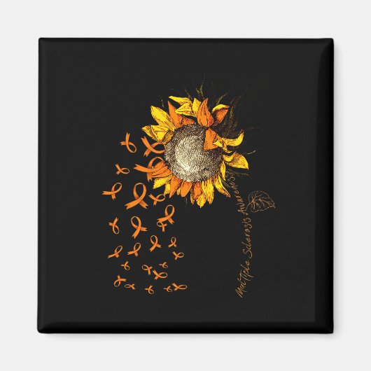 Aimant Sclérose Sensibilisation Tournesol (Devant)