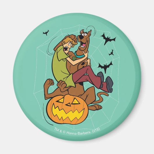 Aimant Scooby-Doo and Shaggy Halloween Fright (Devant)