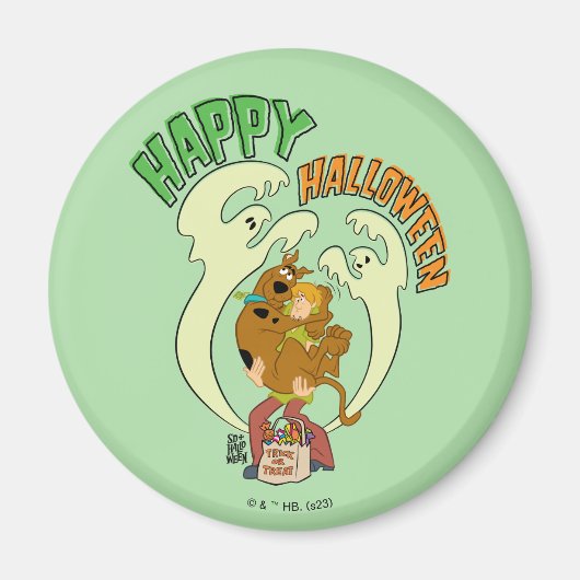 Aimant Scooby-Doo | Bonne Halloween (Devant)