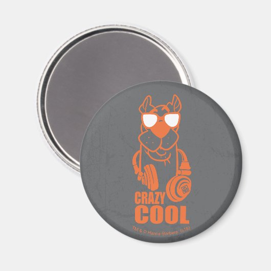 Aimant Scooby-Doo "Cool fou" casque graphique (Recto/Verso)