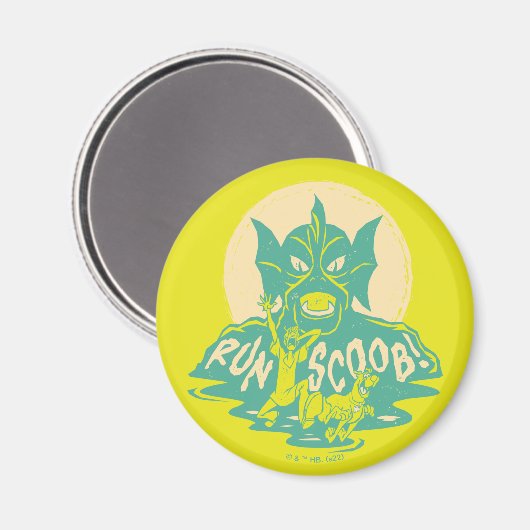 Aimant Scooby-Doo | Courez Scoob ! (Recto/Verso)