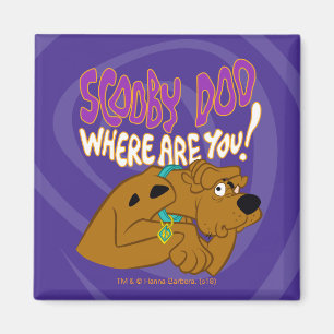 Aimant Scooby-Doo effrayé