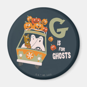 Aimant Scooby-Doo   G est pour Ghosts