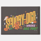 Aimant Scooby-Doo Halloween Snack Logo (Recto)