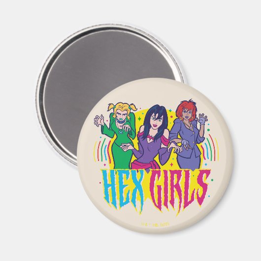 Aimant Scooby-Doo | Les Filles Hex (Recto/Verso)