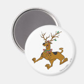 Aimant Scooby-Doo Noël Antlers (Recto/Verso)