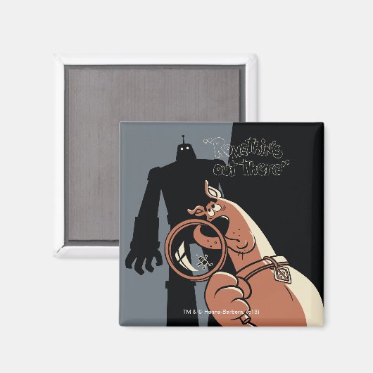 Aimant Scooby-Doo "Romethin est là" (Recto/Verso)