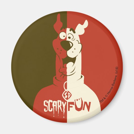 Aimant Scooby-Doo "Scary Fun" (Devant)