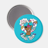 Aimant Scooby-Doo "Sweet Tooth" (Recto/Verso)